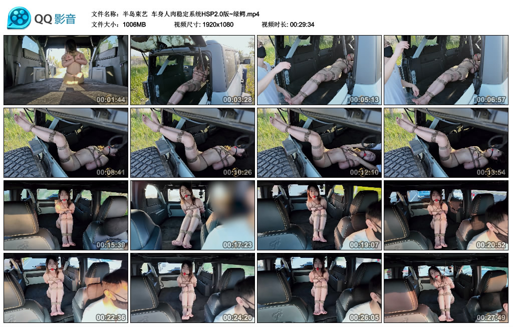 【半岛束艺】 车身人肉稳定系统HSP2.0版~绿鳄-爱绳艺kb视频