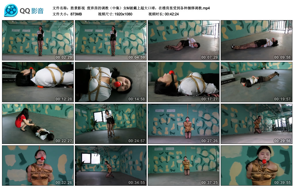 【胜景影视】 废弃房的调教（中集）-爱绳艺kb视频